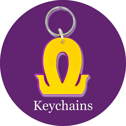 Omega Psi Phi Keychains | Keychains, Key Rings, and Key Chains for Omega Psi Phi