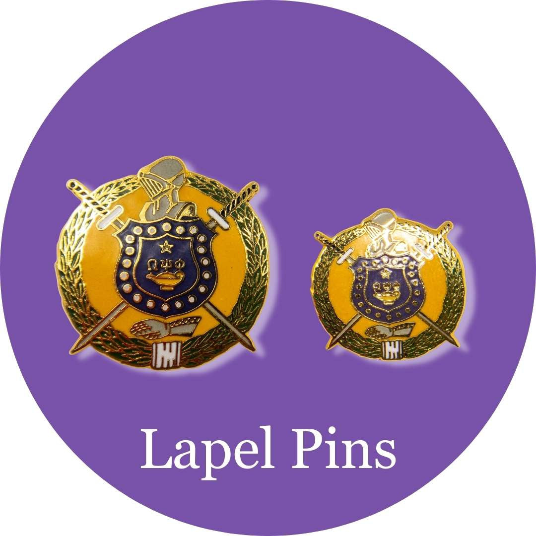 Omega Psi Phi Lapel Pins | Jacket Pins for Omega Psi Phi