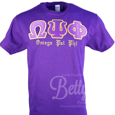 ΩΨΦ T-Shirts - Omega Psi Phi-Betty&#39;s Promos Plus, LLC