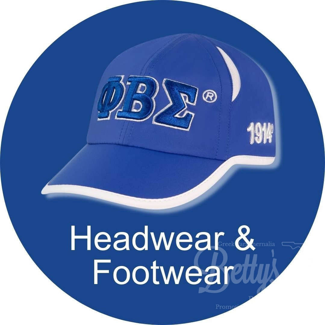 Phi Beta Sigma ΦΒΣ Headwear & Footwear-Betty's Promos Plus, LLC