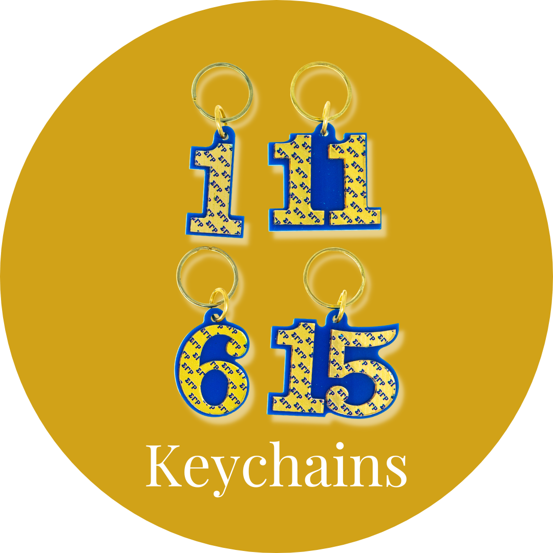 Sigma Gamma Rho ΣΓΡ Keychains | Betty's Promos Plus