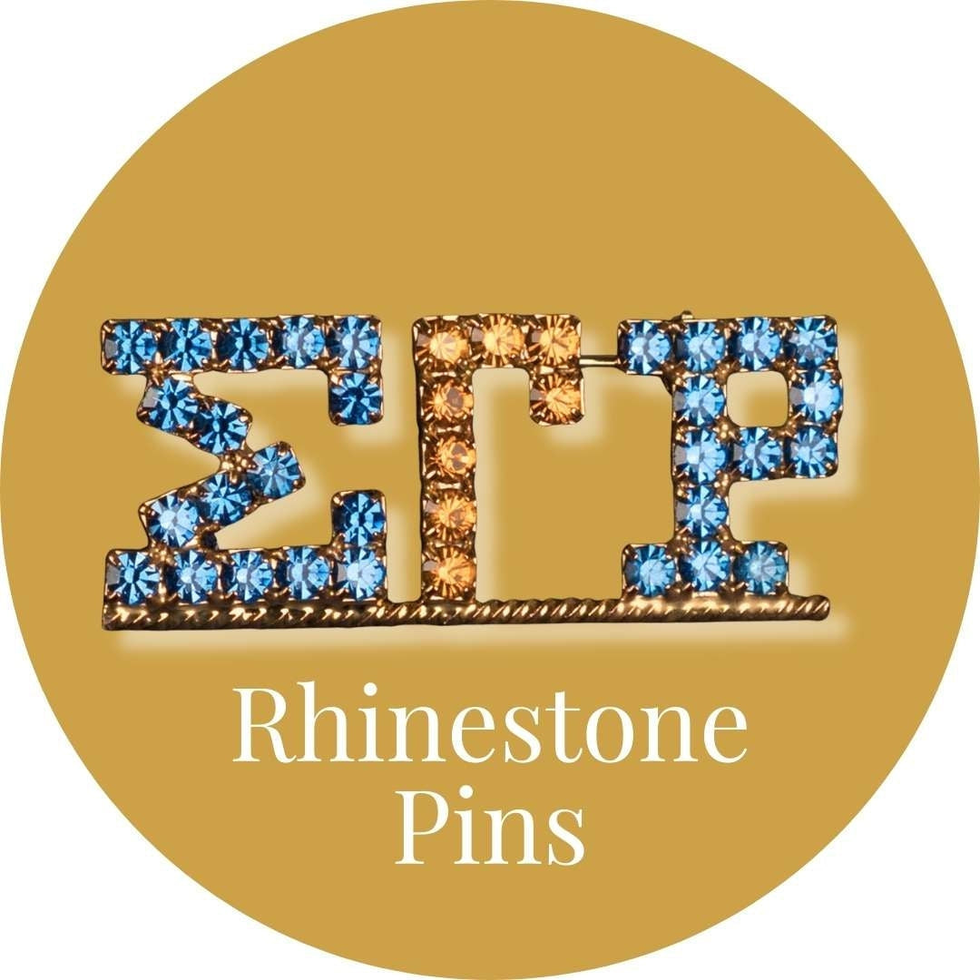ΣΓΡ Rhinestone Pins - Sigma Gamma Rho-Betty's Promos Plus, LLC