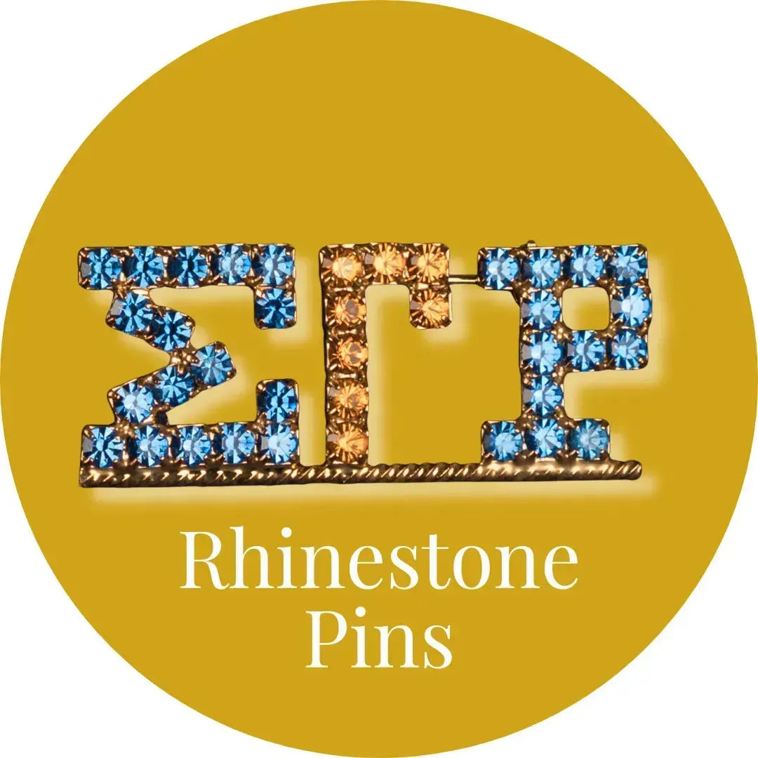 Sigma Gamma Rho ΣΓΡ Rhinestone Pins | Betty's Promos Plus