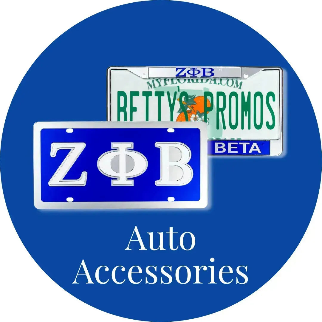 Zeta Phi Beta ΖΦΒ Auto Accessories-Betty's Promos Plus, LLC