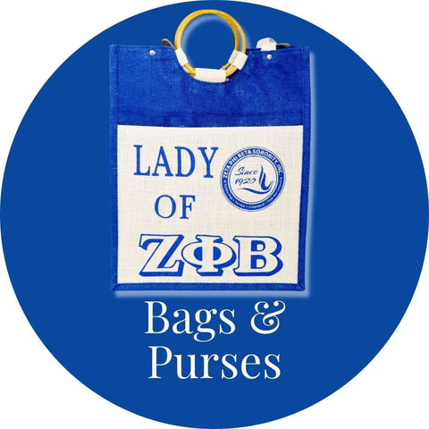 ΖΦΒ Bags & Purses - Zeta Phi Beta-Betty&#39;s Promos Plus, LLC