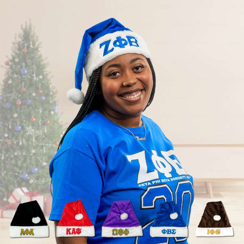 Zeta Phi Beta Christmas Collection | Santa Hats for Zeta Phi Beta