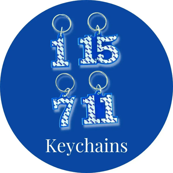 ΖΦΒ Keychains - Zeta Phi Beta-Betty's Promos Plus, LLC