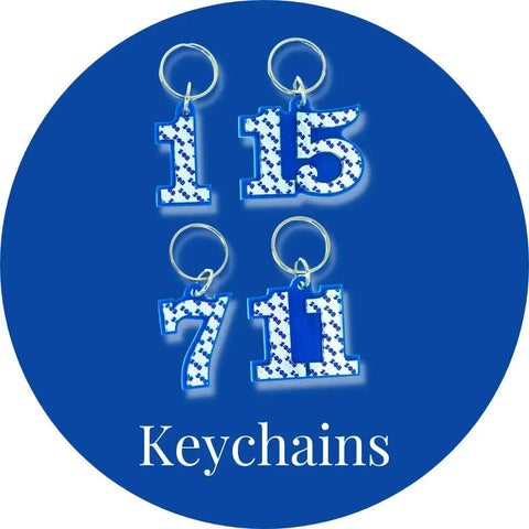 ΖΦΒ Keychains - Zeta Phi Beta-Betty&#39;s Promos Plus, LLC