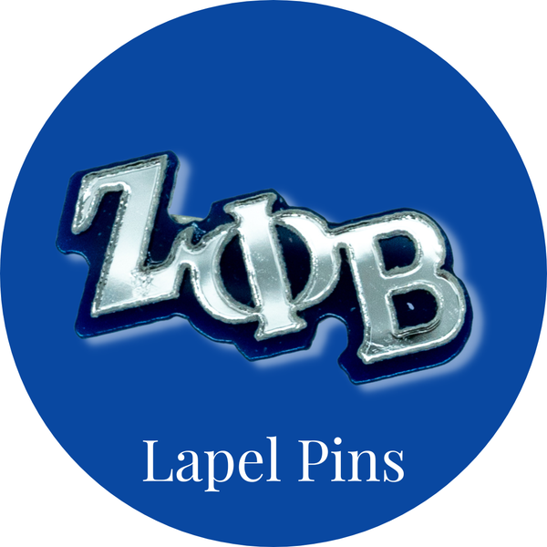 Zeta Phi Beta ΖΦΒ Lapel Pins | Betty's Promos Plus