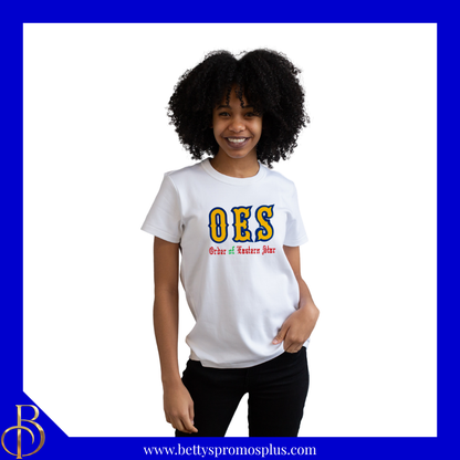 Order of Eastern Star OES Double Stitched Embroidered T-Shirt