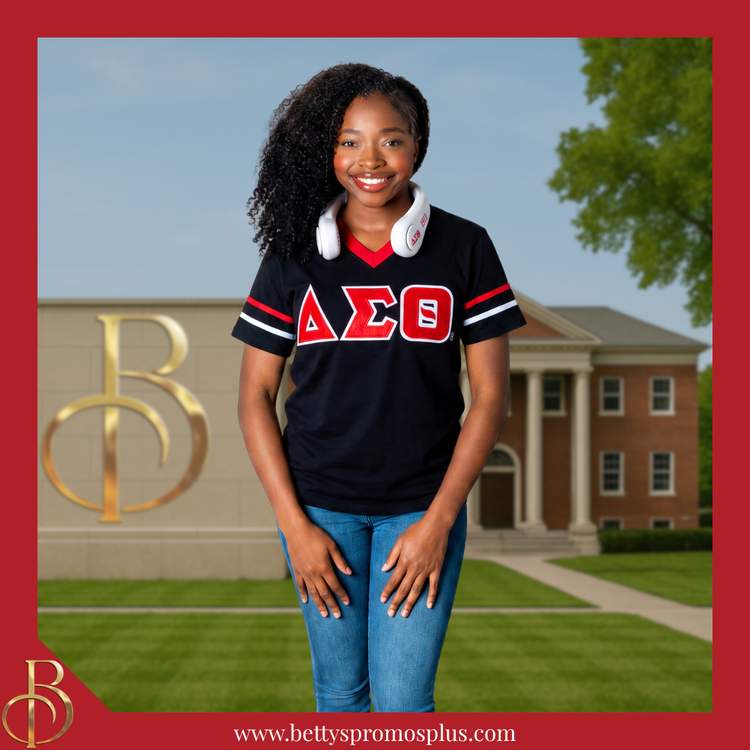Delta Sigma Theta ΔΣΘ Portable Bladeless Rechargeable Hands-Free Neck Fan