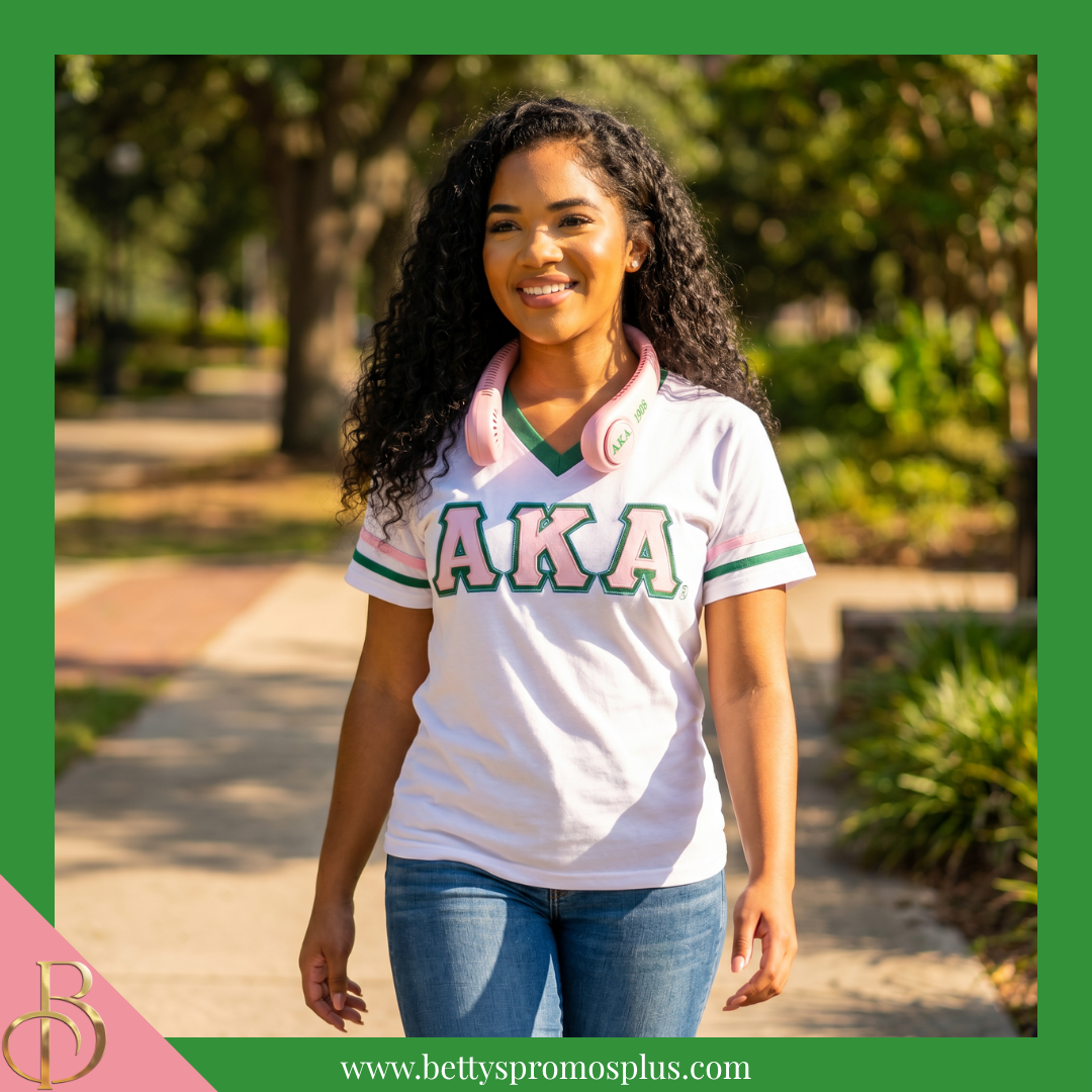 Alpha Kappa Alpha AKA Portable Bladeless Rechargeable Hands-Free Neck Fan