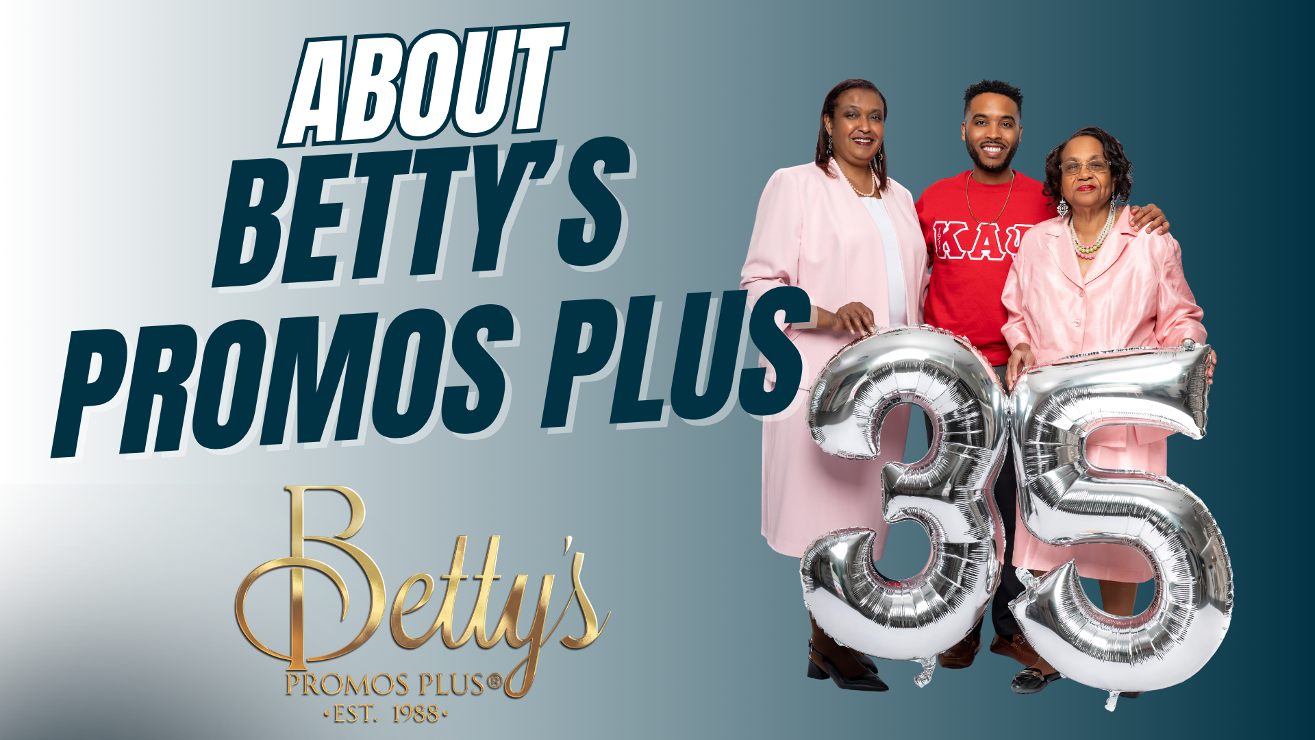 Load video: About Betty's Promos Plus