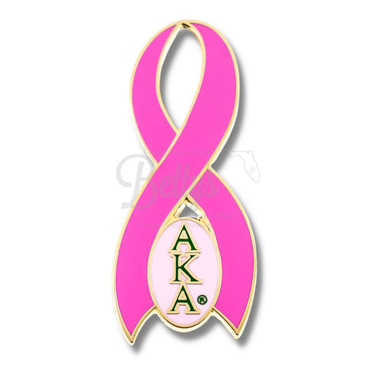 Alpha Kappa Alpha AKA Breast Cancer Awareness Greek Lapel PinPink-Betty's Promos Plus Greek Paraphernalia