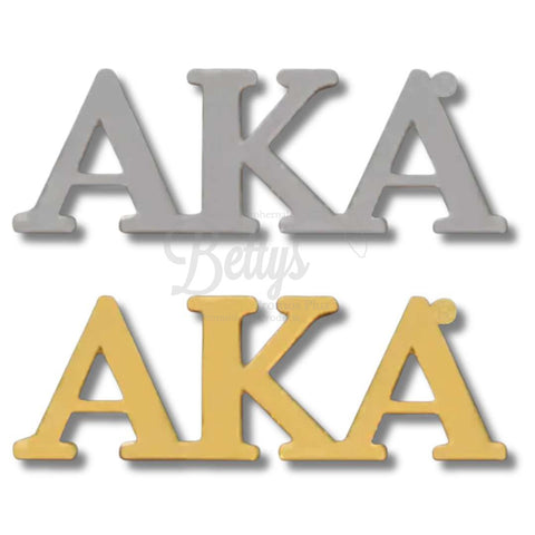 Alpha Kappa Alpha AKA Greek Letters Greek Lapel Pin-Betty's Promos Plus Greek Paraphernalia