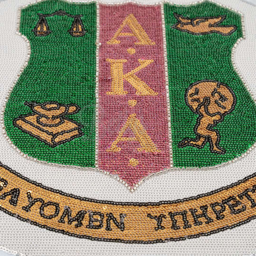 Alpha Kappa Alpha AKA Sequin Embroidery PatchSequin-Betty's Promos Plus Greek Paraphernalia