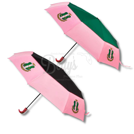 Alpha Kappa Alpha AKA Shield Hurricane Umbrella-Betty's Promos Plus Greek Paraphernalia