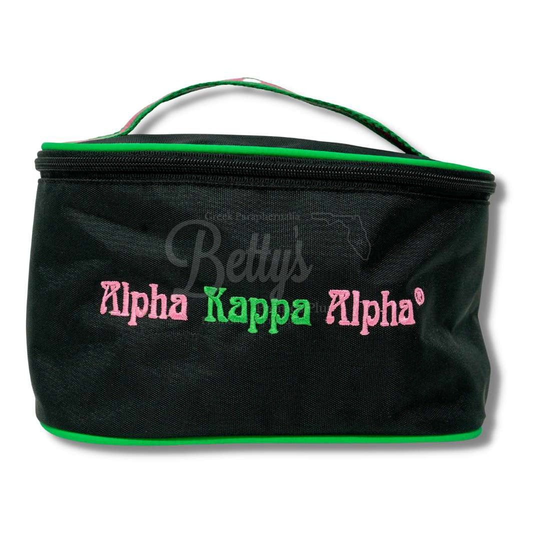 Alpha Kappa Alpha AKA Toiletry Bag Set of 3 Makeup Travel Kit Bathroom and Luggage Organizer-Betty's Promos Plus Greek Paraphernalia
