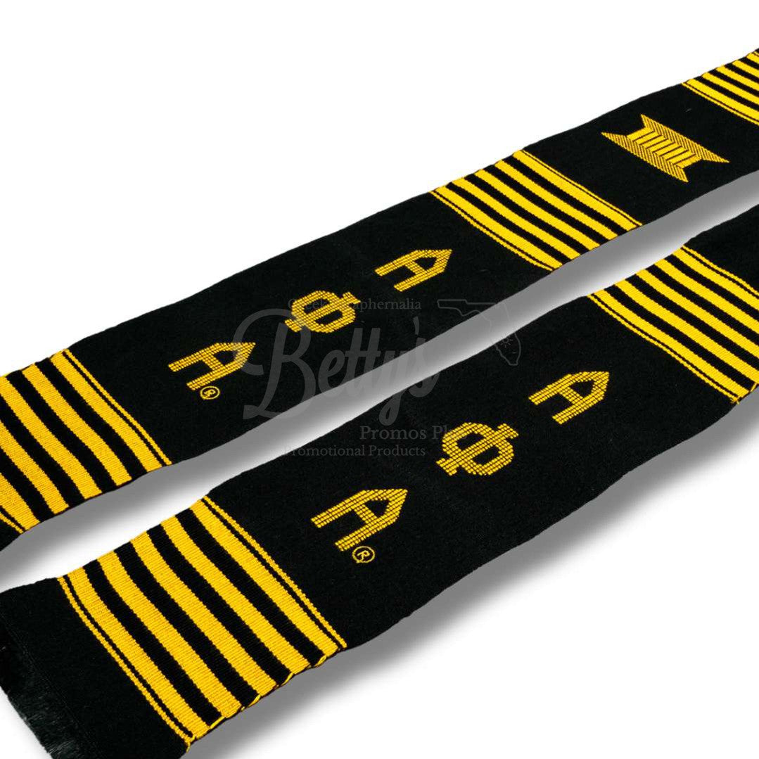 Alpha Phi Alpha ΑΦΑ Greek Letters Kente Cloth Graduation Stole-Betty's Promos Plus Greek Paraphernalia