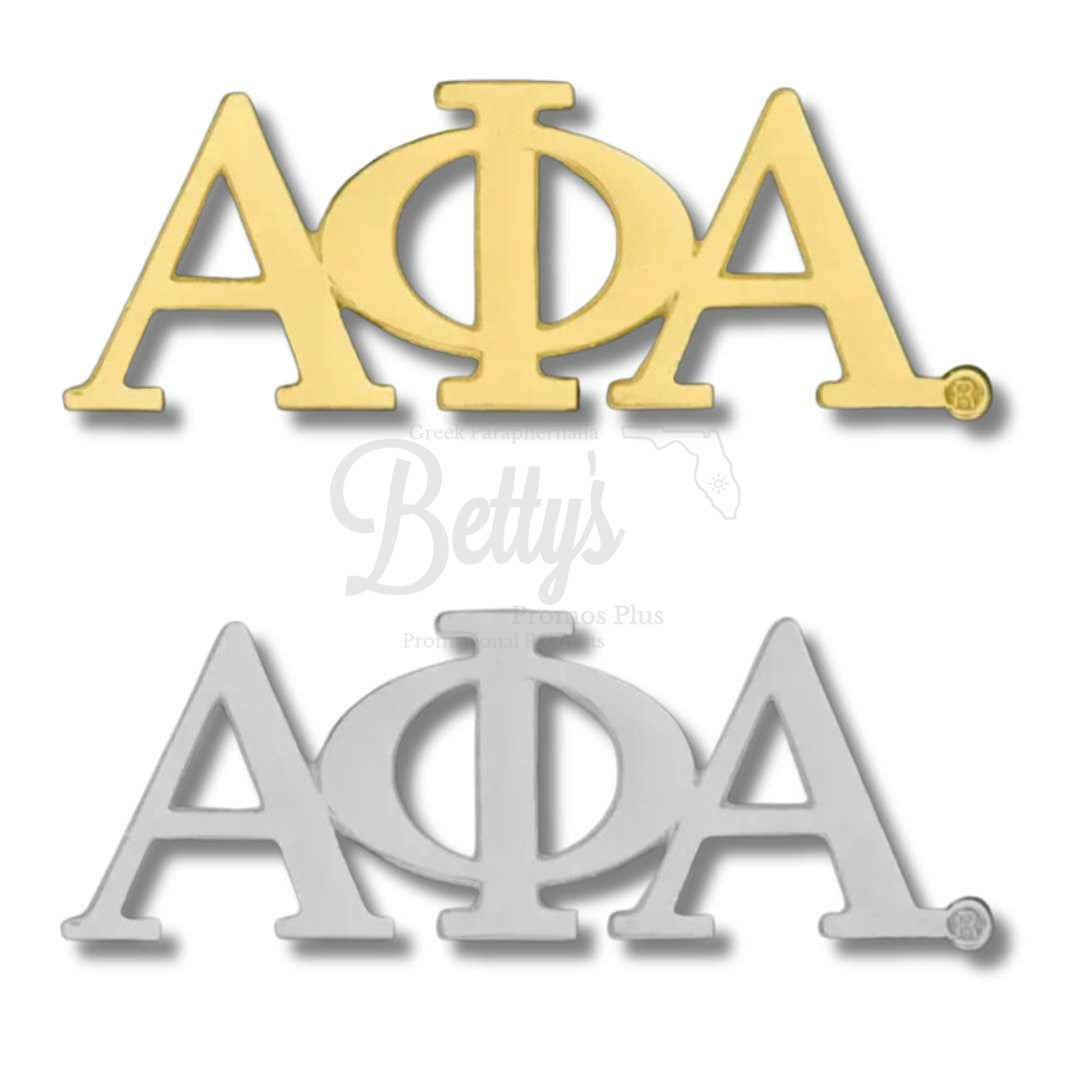 Alpha Phi Alpha ΑΦΑ Greek Letters Lapel Pin-Betty's Promos Plus Greek Paraphernalia