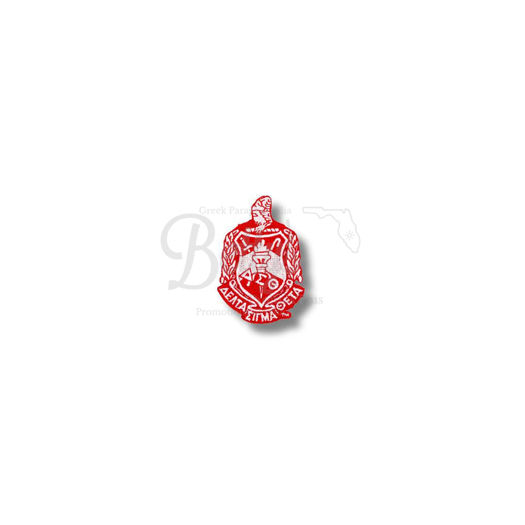 Delta Sigma Theta ΔΣΘ Shield Iron-on Embroidered PatchSmall - 3