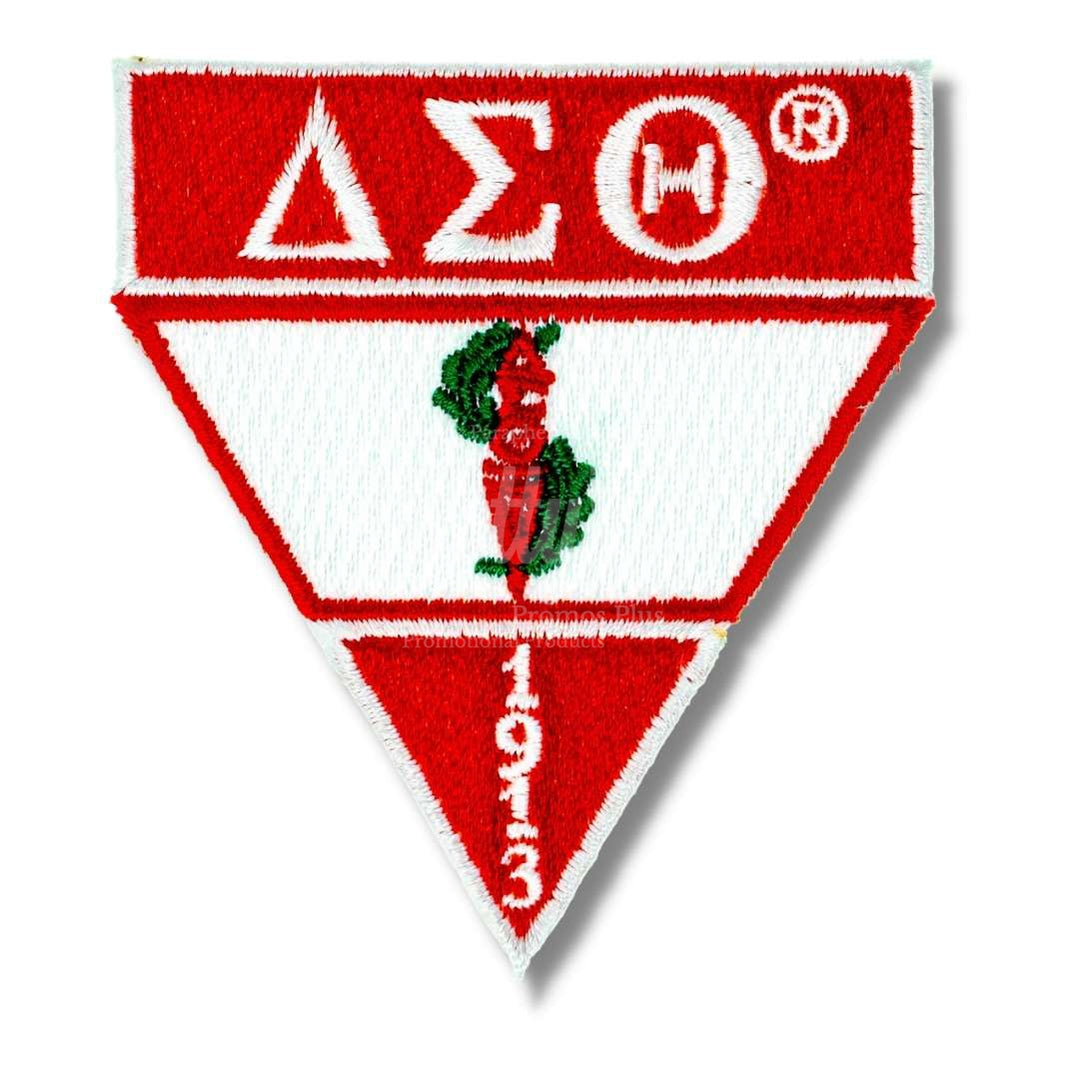 Delta Sigma Theta ΔΣΘ Torch of Wisdom 1913 PatchRed-Betty's Promos Plus Greek Paraphernalia