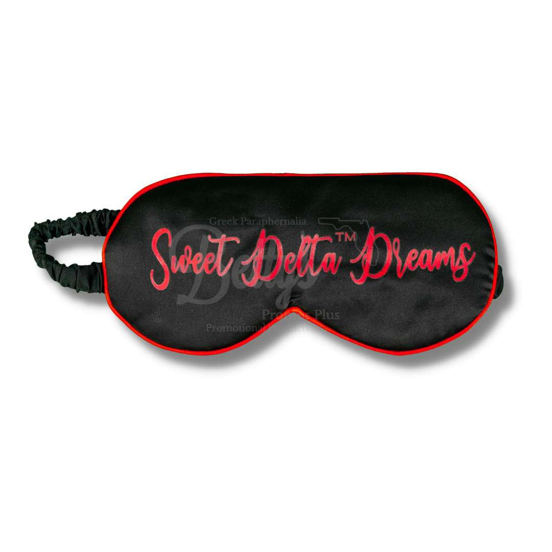 Delta Sigma Theta Silk ΔΣΘ Sleep Mask 