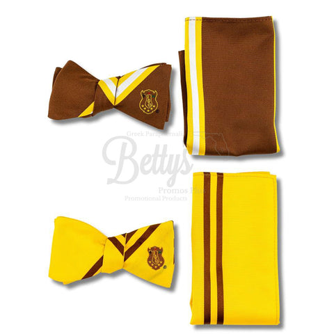 Iota Phi Theta ΙΦΘ Bowtie and Pocket Square Combo-Betty's Promos Plus Greek Paraphernalia