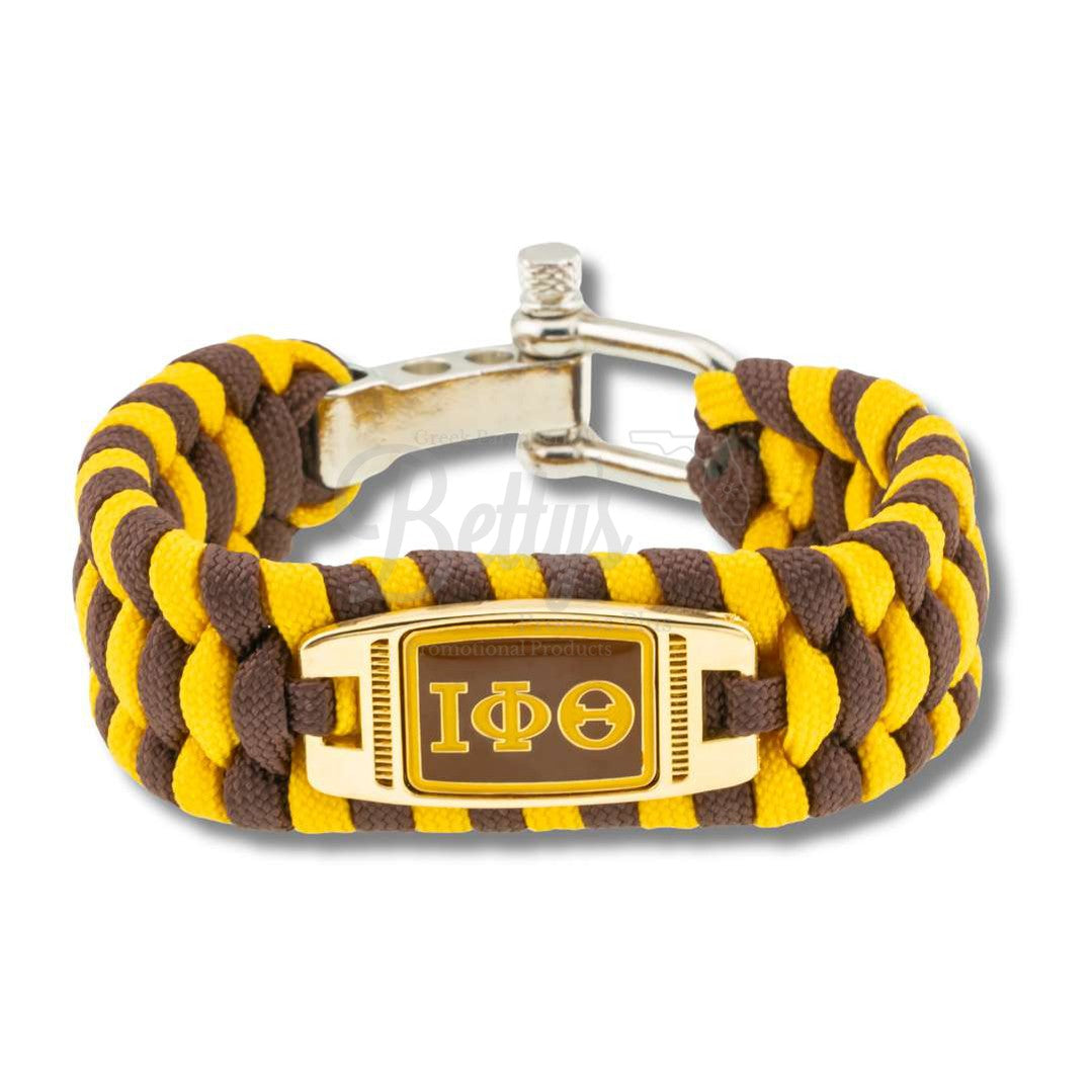 Iota Phi Theta ΙΦΘ Paracord Survival BraceletBrown-Betty's Promos Plus Greek Paraphernalia