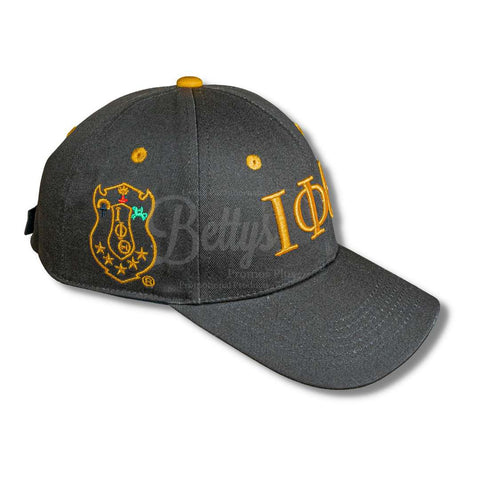 Iota Phi Theta ΙΦΘ Embroidered Shield Baseball CapBrown-Betty's Promos Plus Greek Paraphernalia