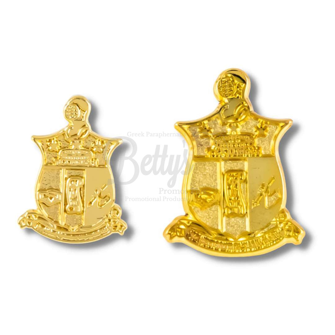 Kappa Alpha Psi Gold ΚΑΨ Shield Fraternity Greek Lapel Pin-Betty's Promos Plus Greek Paraphernalia