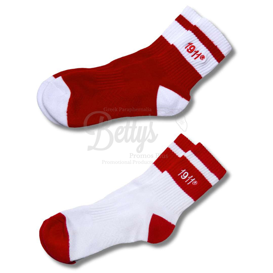 Kappa Alpha Psi ΚΑΨ 1911 Quarter Socks-Betty's Promos Plus Greek Paraphernalia