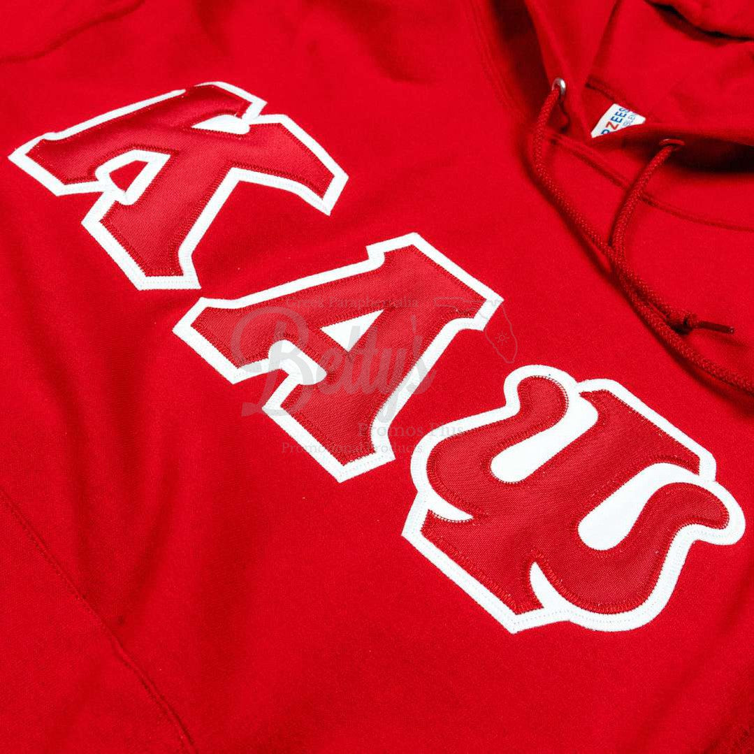 Kappa Alpha Psi ΚΑΨ Greek Letter Double-Stitched Embroidered Hoodie-Betty's Promos Plus Greek Paraphernalia