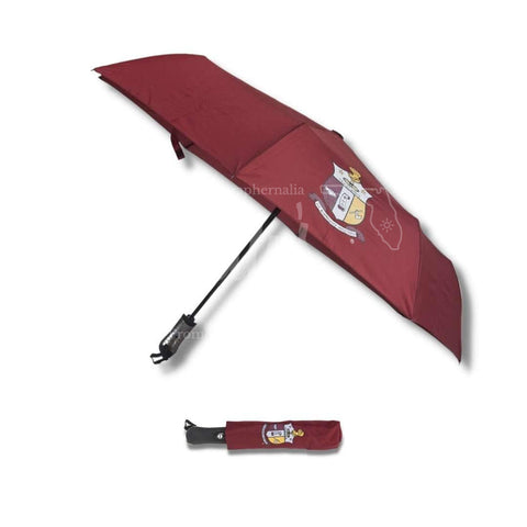 Kappa Alpha Psi ΚΑΨ Shield Hurricane UmbrellaRed-Betty's Promos Plus Greek Paraphernalia