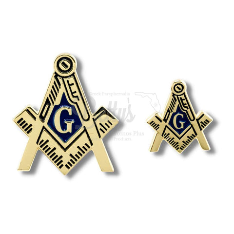 Mason Freemason Masonic Shield Lapel Pin-Betty's Promos Plus Greek Paraphernalia