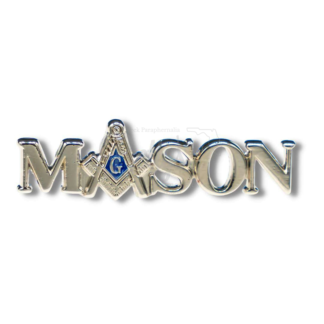 Mason Masonic Compass Lapel PinSilver-Betty's Promos Plus Greek Paraphernalia