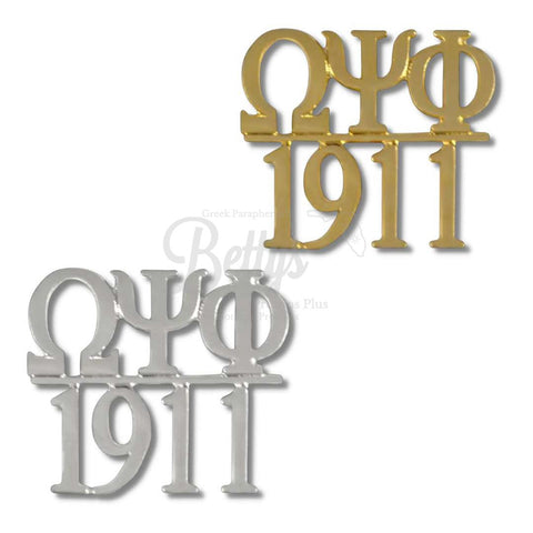 Omega Psi Phi ΩΨΦ 1911 Greek Lapel Pin-Betty's Promos Plus Greek Paraphernalia