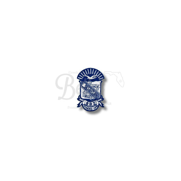 Phi Beta Sigma ΦΒΣ Shield Fraternity Iron-On PatchSmall - 3