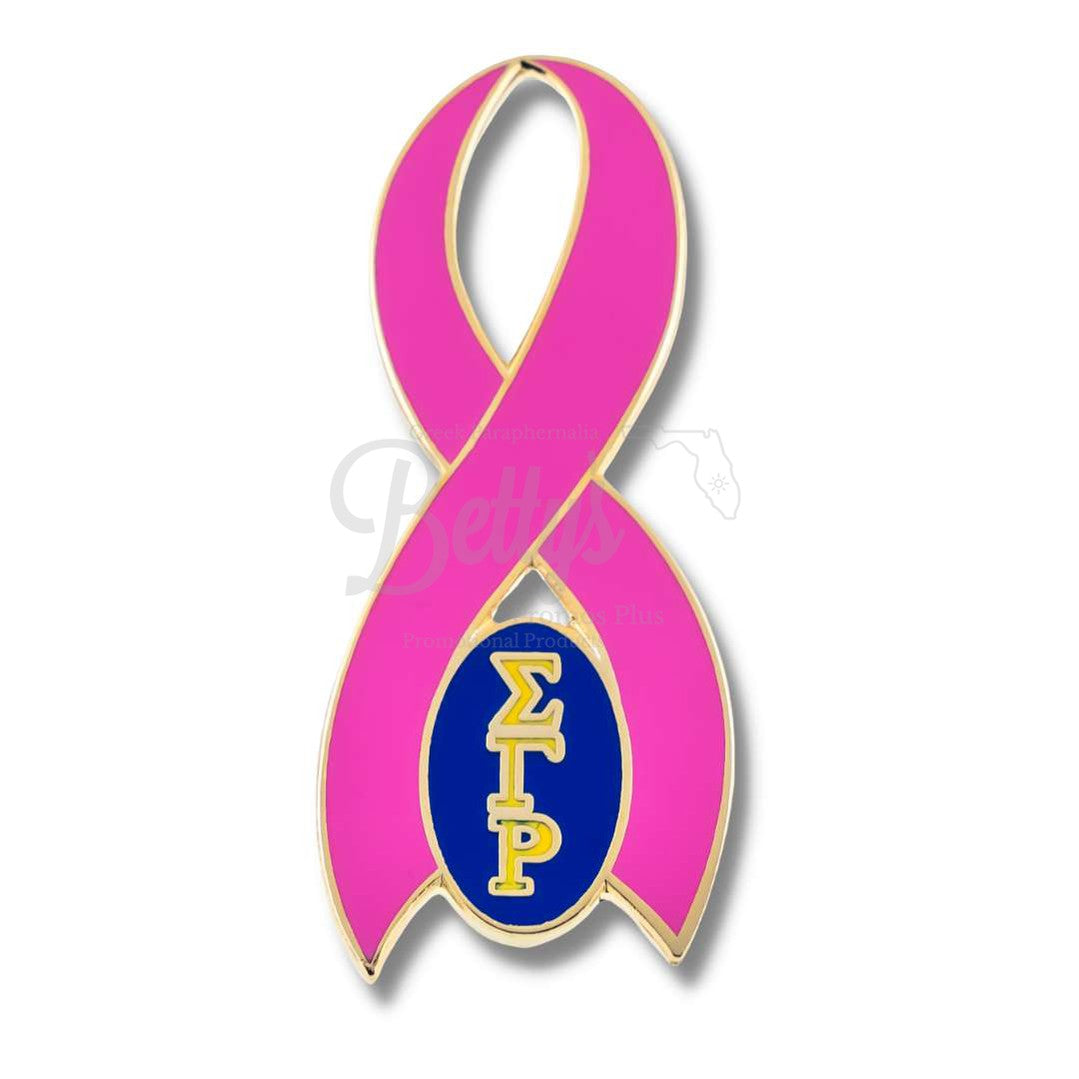 Sigma Gamma Rho ΣΓΡ Breast Cancer Awareness Greek Lapel PinPink-Betty's Promos Plus Greek Paraphernalia
