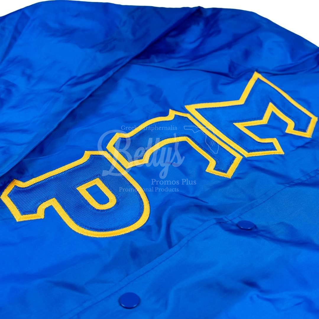 Sigma Gamma Rho ΣΓΡ Greek Letter Double-Stitched Embroidered Windbreaker Greek Line Jacket-Betty's Promos Plus Greek Paraphernalia