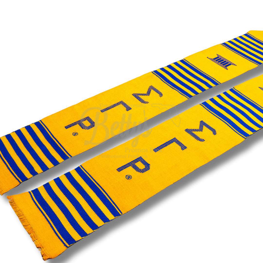 Sigma Gamma Rho ΣΓΡ Greek Letters Kente Cloth Graduation Stole-Betty's Promos Plus Greek Paraphernalia