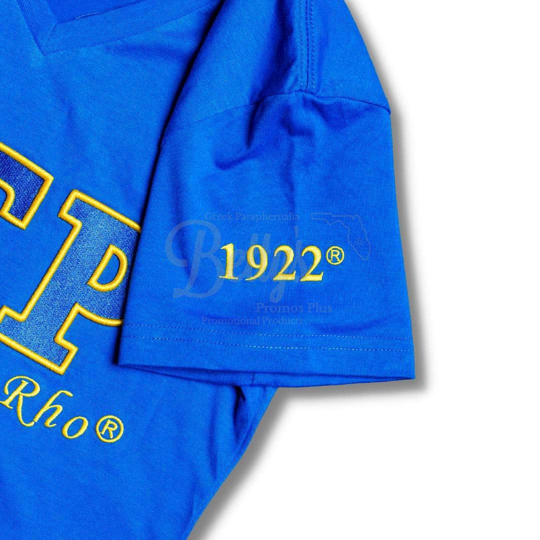 Sigma Gamma Rho ΣΓΡ Luxury Embroidered T-Shirt with 1922 Sleeve-Betty's Promos Plus Greek Paraphernalia