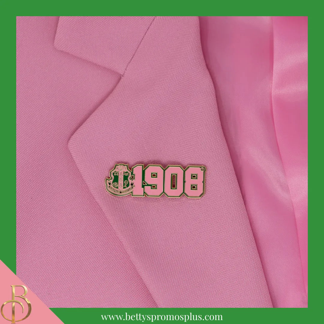 Alpha Kappa Alpha 1908 AKA Shield Lapel Pin-Alpha Kappa Alpha Paraphernalia-Alpha Kappa Alpha Lapel Pin-Betty's Promos Plus