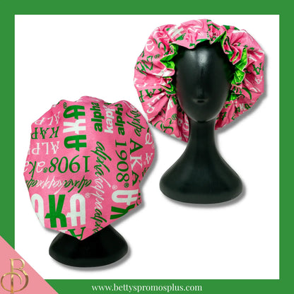 Alpha Kappa Alpha AKA 1908 Bonnet-Pink-Alpha Kappa Alpha Paraphernalia-Alpha Kappa Alpha Bonnet-Betty's Promos Plus