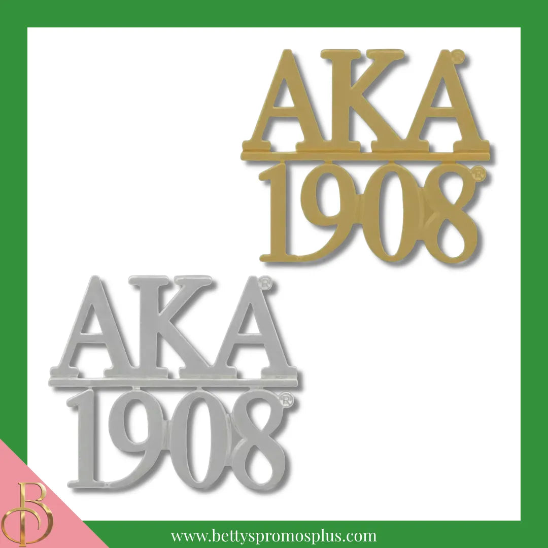 Alpha Kappa Alpha AKA 1908 Greek Lapel Pin – Betty's Promos Plus, LLC