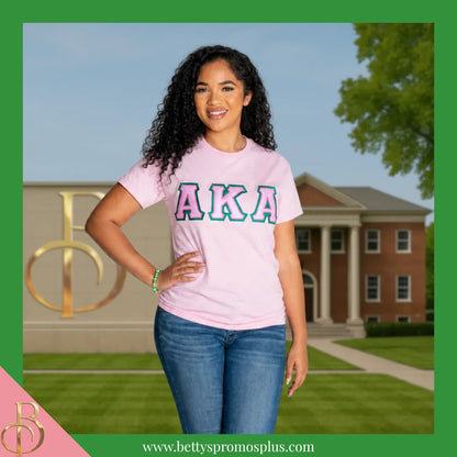 Alpha Kappa Alpha AKA Beaded Bracelet with Rhinestone Spacers-Alpha Kappa Alpha Paraphernalia-Alpha Kappa Alpha Bracelet-Betty's Promos Plus