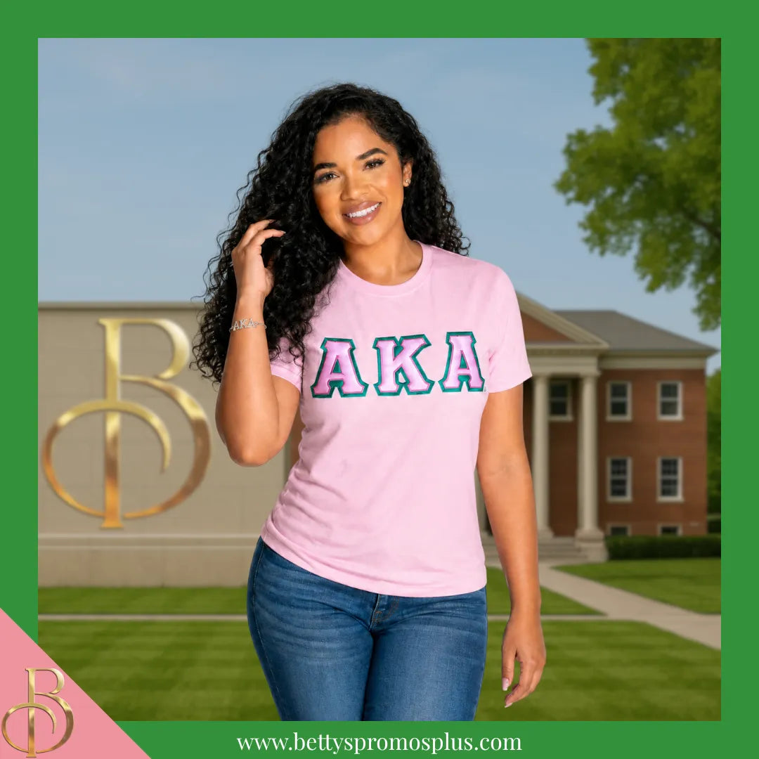Alpha Kappa Alpha AKA Bracelet with Rhinestone Letters-Alpha Kappa Alpha Paraphernalia-Alpha Kappa Alpha Bracelet-Betty's Promos Plus