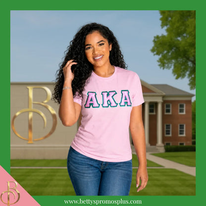 Alpha Kappa Alpha AKA Bracelet with Rhinestone Letters-Alpha Kappa Alpha Paraphernalia-Alpha Kappa Alpha Bracelet-Betty's Promos Plus