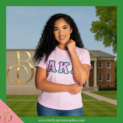 Alpha Kappa Alpha AKA Bracelet with Rhinestone Letters-Alpha Kappa Alpha Paraphernalia-Alpha Kappa Alpha Bracelet-Betty's Promos Plus