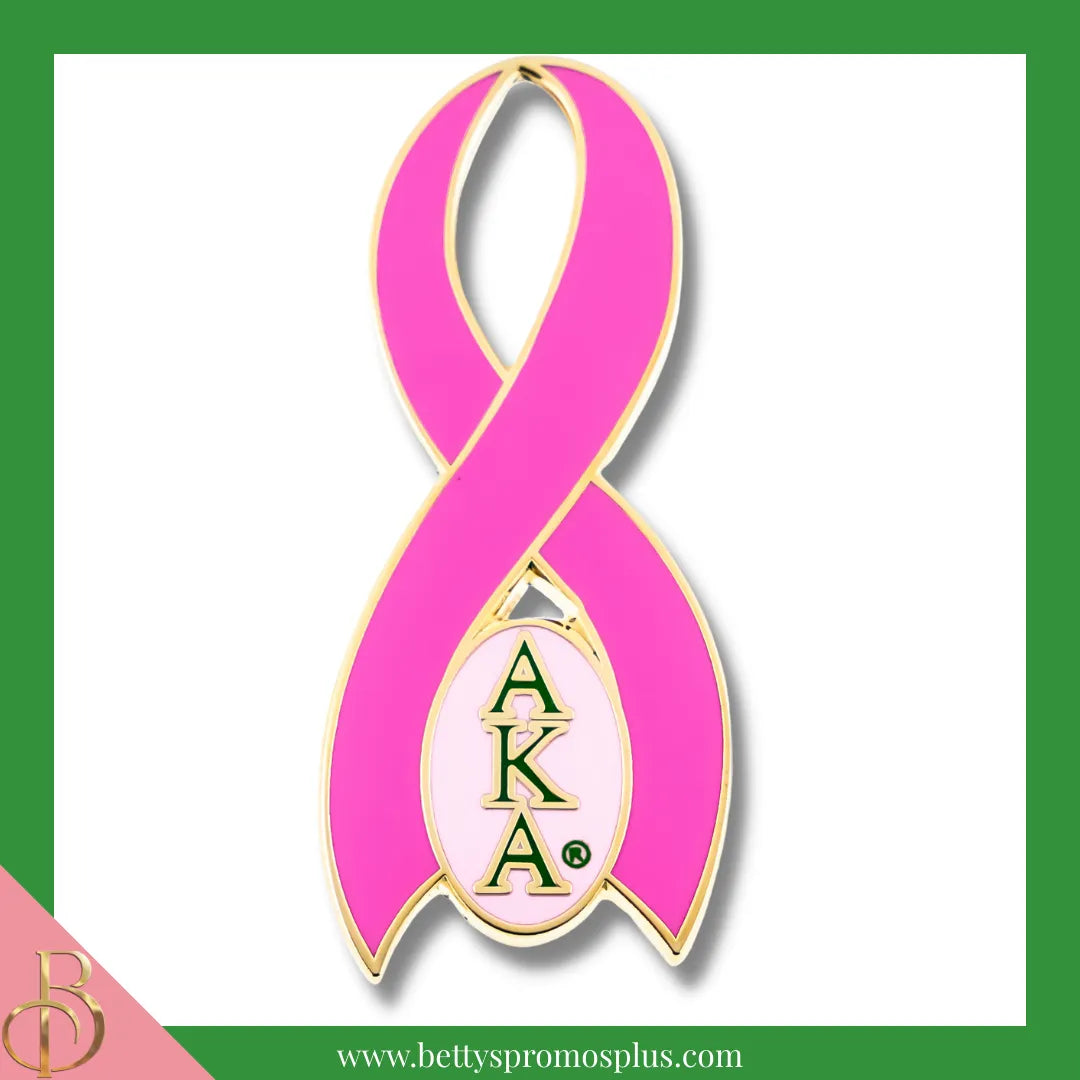Alpha Kappa Alpha AKA Breast Cancer Awareness Greek Lapel Pin-Pink-Alpha Kappa Alpha Paraphernalia-Alpha Kappa Alpha Lapel Pin-Betty's Promos Plus